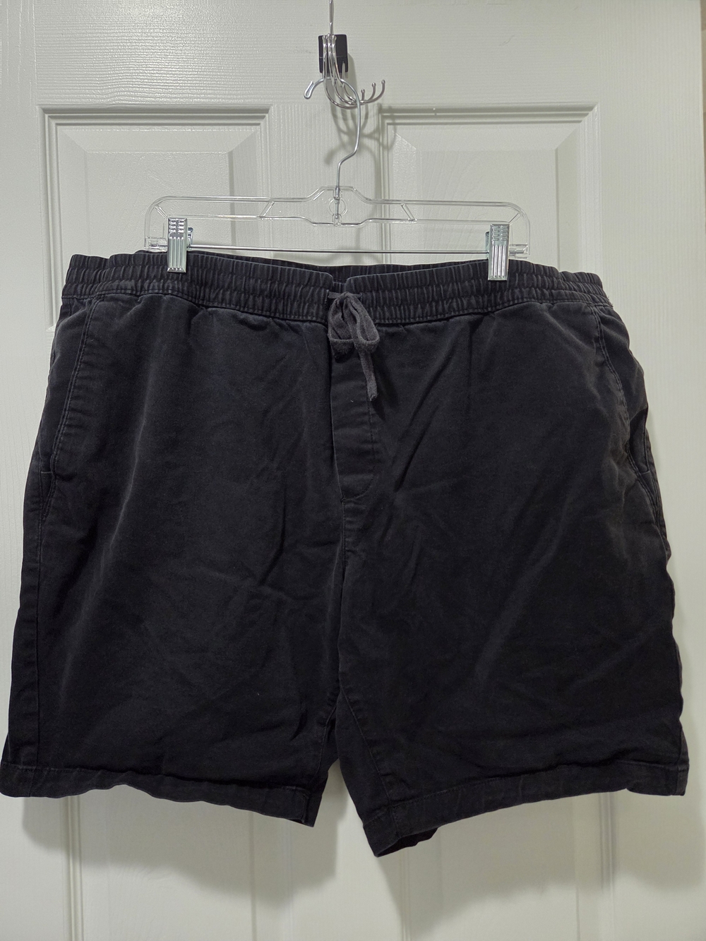George Black Elastic Waist Casual Men's Shorts